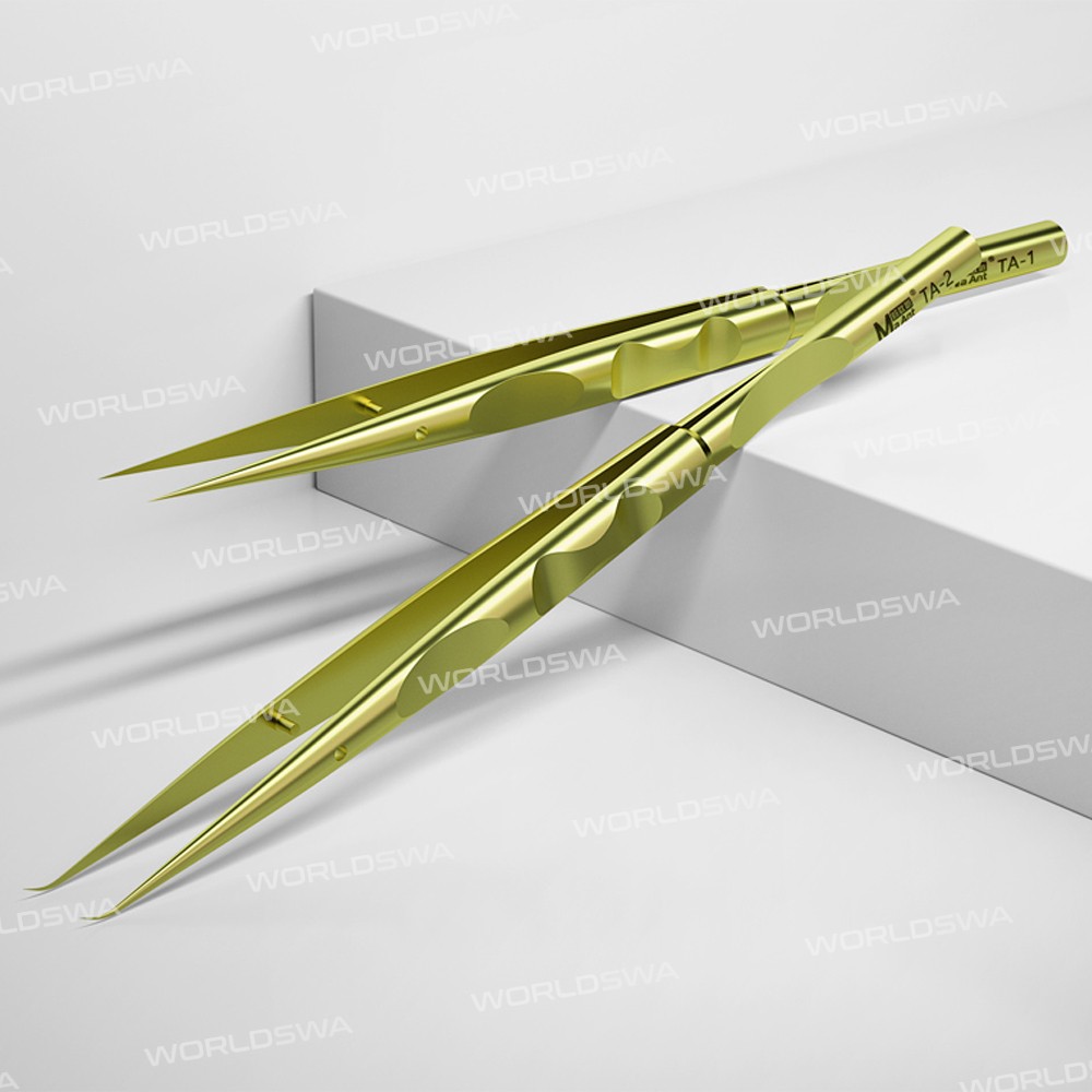 MaAnt TA-1/TA-2 Super Hard High-precision Titanium Alloy Stainless Steel Flying Lead Tweezers