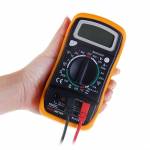 HYELEC MAS830L Portable Digital Multimeter DC Current Resistance AC/DC Voltage Tester with Backlight