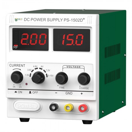 BST-1502D+ 15V / 2A Digital Display DC Regulated Power Supply - Mobile Phone Repair Tool