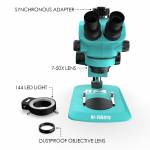 RF4 High-definition Binocular Stereo Continuous Zoom Industrial Microscope for PCB Repair