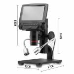 Andonstar ADSM301 5inch Display HDMI Microscope 1080P Digital Microscope Camera With LED and Big Bas
