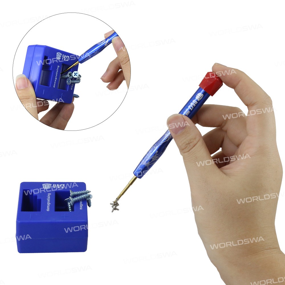 BST-016 Handy Quick Magnetizer Demagnetizer Tool for Screwdriver Magnetized