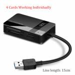 chuanyu c368-4-in-1-universal-usb-30-card-reader-for-sd-tf-cf-ms-memory-smart-card-2