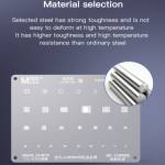 MaAnt Spider Web Stencil Net Square Chamfer Earphone BGA IC Net for AirPods