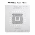 Amaoe ODNX02-A2 4-in-1 0.20mm BGA Reballing Stencil Kits Station for Switch CPU IC Chip