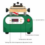 BEST B-918 7-inch LCD Screen Rotary Heating Platform Separator Built-in Vacuum Pump