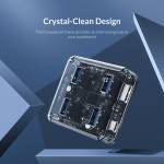 Orico MH4U-U3 4 Ports Transparent HUB USB3.0 Splitter