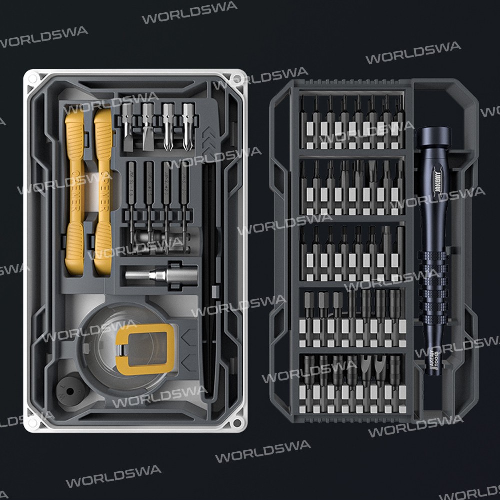 Jakemy JM-8187 83-in-1 Precision Magnetic Screwdriver Set with CR-V Bits for Cellphone / PC Repair