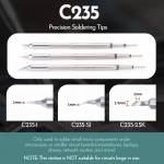 yihua c235-series-soldering-iron-tips-for-yihua-928d-iv-smart-electric-soldering-iron-2