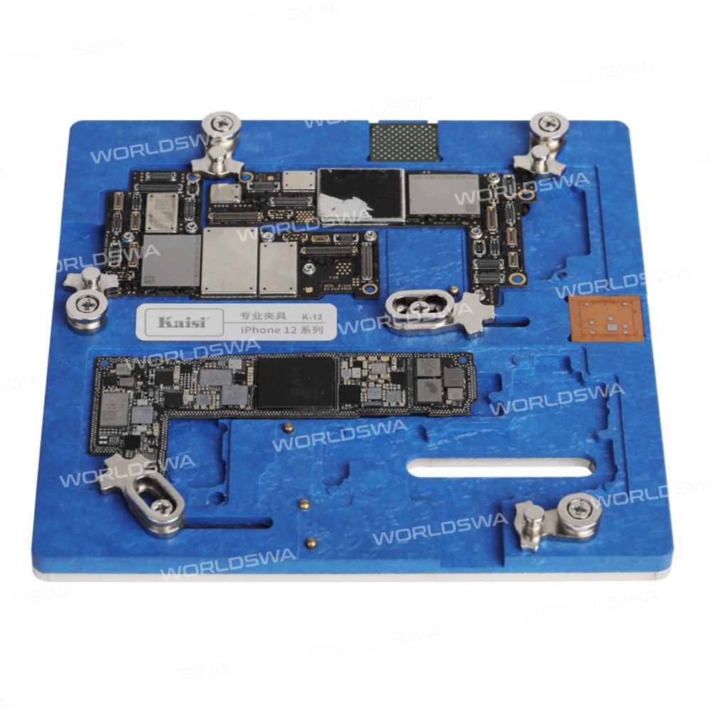 Kaisi K-12 PCB Mainboard Fixture Holder Soldering Maintenance Platform for iPhone 12 mini / 12 Pro