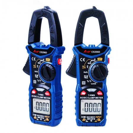 A-BF CS206B / CS206D True RMS Digital Clamp Multimeter with Auto Range and NCV Function