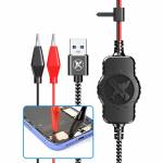 v007 pro-battery-crocodile-clip-with-usb-port-for-iphone-16-16-plus-battery-adhesive-strap-removal