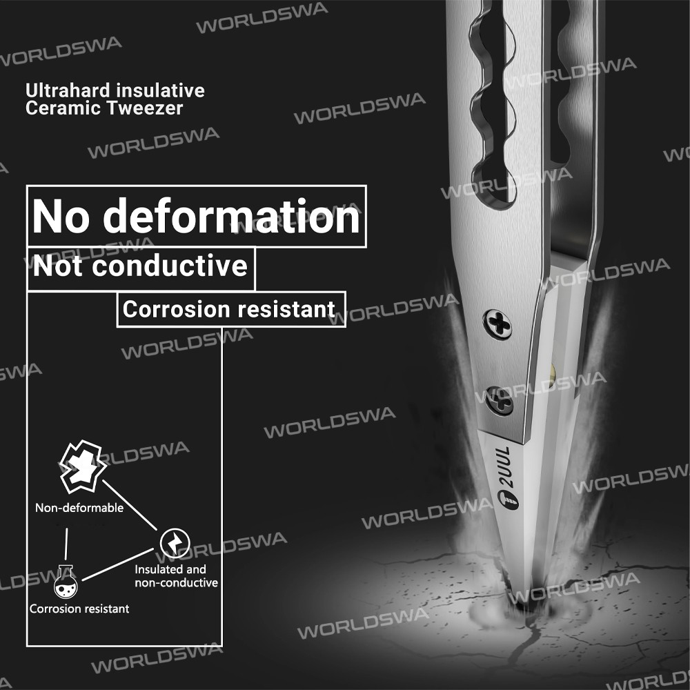 2uul tw31-ultrahard-insulative-ceramic-tweezer-for-motherboard-precision-repair-5