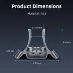 Heat Dissipation Non-slip Silicone Gravity Laptop Vertical Holder for MacBook/Surface/iPad