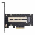 PCI-E to NVME Array Card and PCI-E to M2 Expansion Card with NVME 4-Port Design