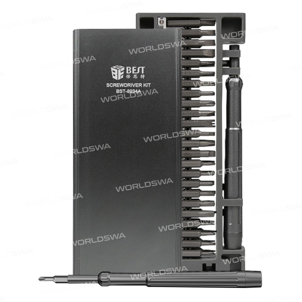 BST-8934A 50-in-1 High-precision Precision Magnetic S2 Screwdriver Set for Phone / Watch / PC Repair