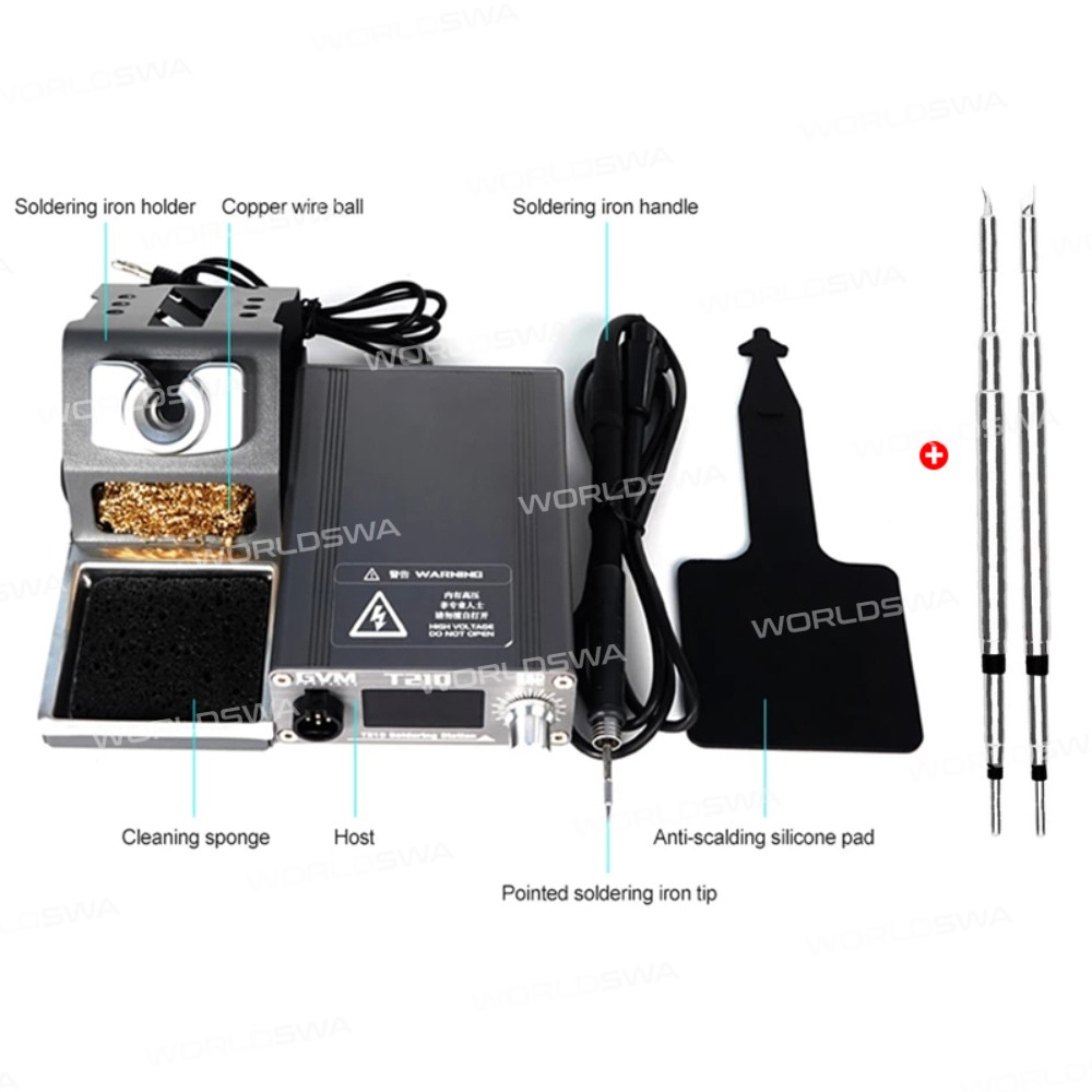 GVM T210 2S Melting Tin Rapid Warming Professional Constant Temperature Soldering Station