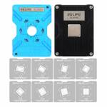 Relife RL-601M 8 in 1 Universal CPU Reballing Stencil Platform For A8-A15 IC Chip Planting Tin