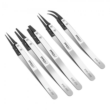 PPD Replaceable Plug ESD Static-free Tweezers - Mobile Phone Repair Tool