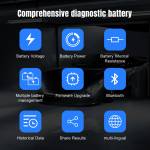 BK100 Multifunction Bluetooth 12V Lead-Acid Battery Diagnostic Test Instrument
