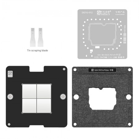Amaoe Centre Frame BGA Reballing Stencil Platform for Samsung S24 SM-S921U / 926U