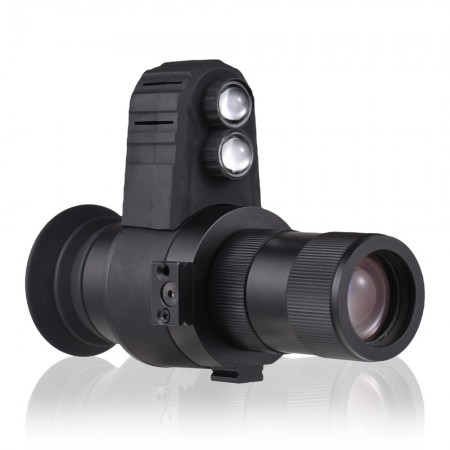 Digital Night Vision Monocular Riflescope with Infrared Illuminator for Hunting Surveillance Wildlife Observation