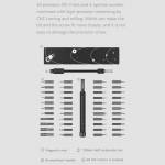 Jakemy 8180 47-in-1 CR-V Precision Magnetic Screwdriver Set for Mobile Phone Laptop Camera Repair