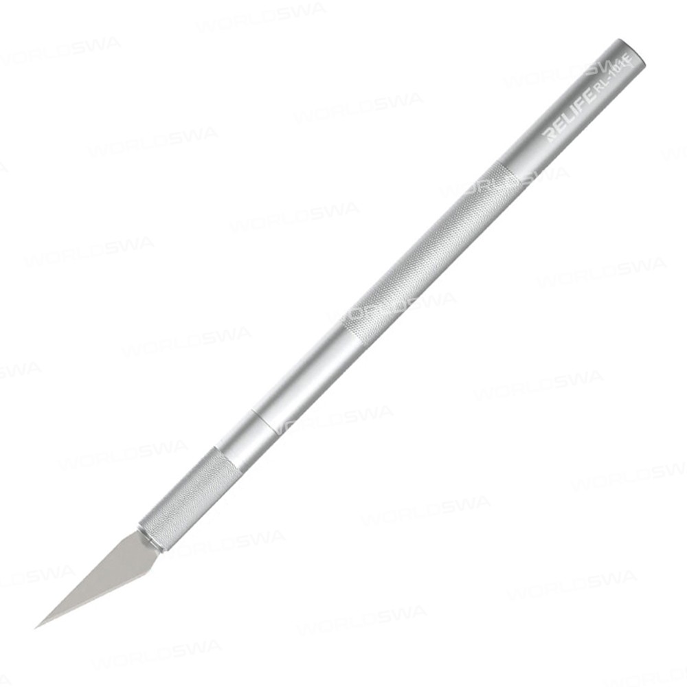 Relife RL-101E Aluminum Alloy Material 6 Blades Knife Set for Removing Glue Engraving Filming
