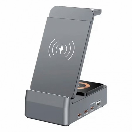 WT-258 Magnetic Wireless Charger Holder for Phones / Watches / Headphones