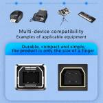 USB Type-C to Type-B MIDI Adapter for Printer / Yamaha / Electric Piano / Electronic Drum