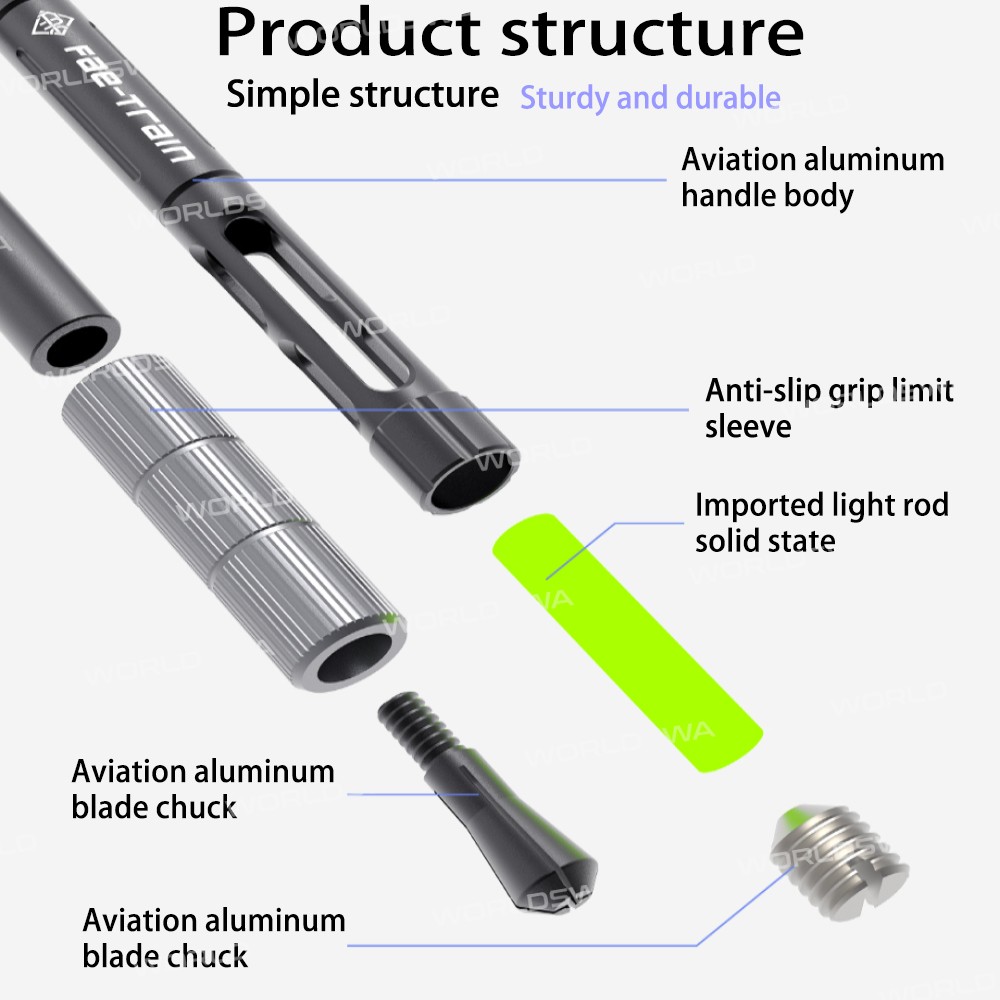 Fae-Train IC Chip Remove Knife Kit Fluorescent Handle with Blade