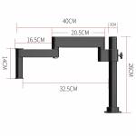 best 360-rotation-universal-folding-fixed-lifting-metal-microscope-articulating-arm-bracket-8