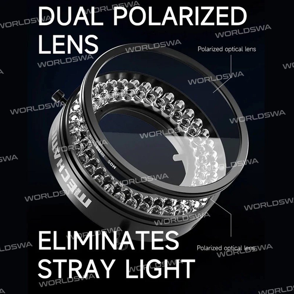 mechanic ls720-plus-72-led-dual-polarization-adjustable-microscope-ring-light-for-most-microscope-7