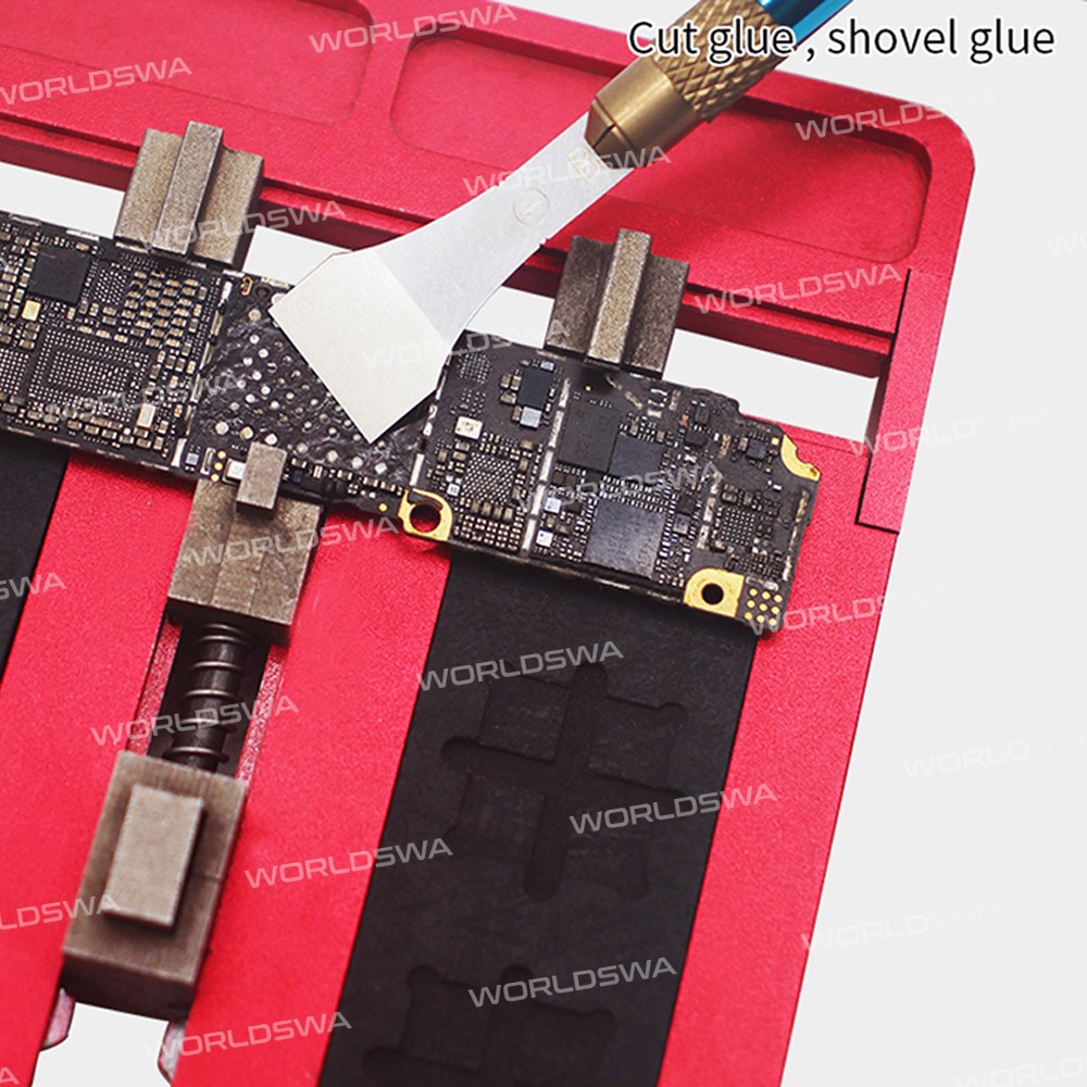 B&R X1019 10-in-1 Mobile Phone Motherboard CPU Chip Remove Glue Rework Knife Set