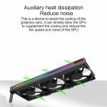 teucer vc-c270h-universal-side-argb-5v-3pin-gpu-silent-cooling-fan-3