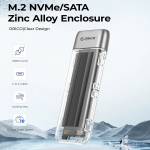 orico tool-free-10gbps-m2-to-type-c-nvme-sata-zinc-alloy-transparent-enclosure-6