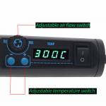 Yihua 8858-I Handheld Adjustable Temperature Hot Air Gun for IC SMD BGA Desoldering