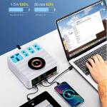 wlx h13-140w-gan-fast-charging-socket-with-pd100w-charging-wireless-charging-4ac-socket-4