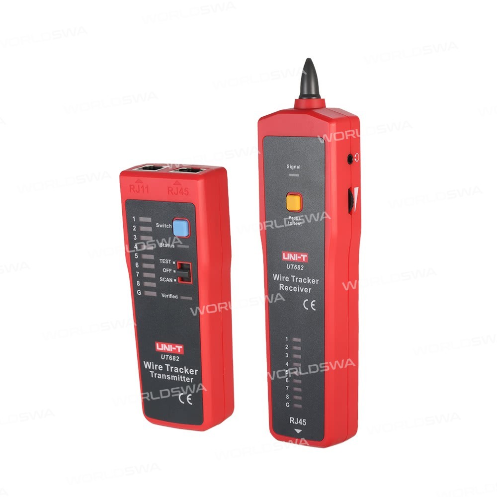 UNI-T UT682 RJ11 RJ45 Wire Tracker Line Finder Telephone Wire tracker Network Cable Tracer Tester