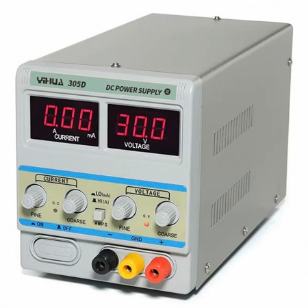 Yihua 305D-II 30V 5A High Precision Adjustable DC Power Supply with 3-Digital Display