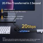 Orico CY32 / CLY32 Type-C 20Gbps Data Transfer 100W Fast Charge Male to Female Extension Cable