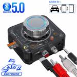 Bluetooth 5.0 Wireless Audio Receiver with 3.5 AUX Jack Support TF card Playback