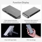 Orico HS3-A1 Aluminum Alloy Infrared Remote Control HDMI Switcher DP(M) to DVI (F) HD Video Adapter