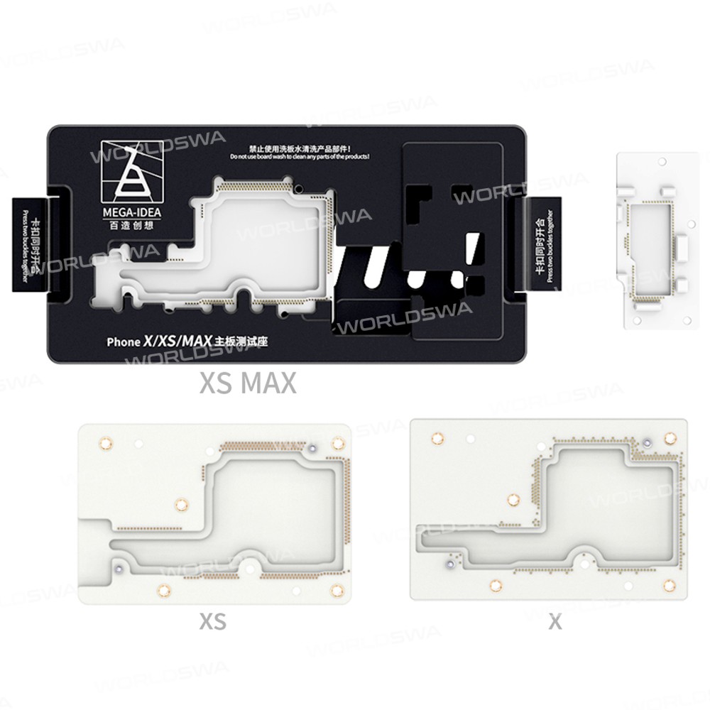 Mega-idea 3-in-1 Motherboard Layering Test Stand Fixture Holder for iPhone X / XS / XS Max