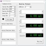 WP3078ADAM-3AO 4-20mA Analog Output Module for RS485 Modbus RTU Communication