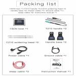 i2C 1SCN 160W Intelligent Double Station Welding Station With C210 / C245 Handle
