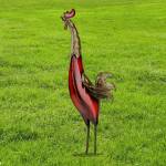 tooarts metal-sculpture-multicolor-iron-rooster-home-furnishing-craft-11