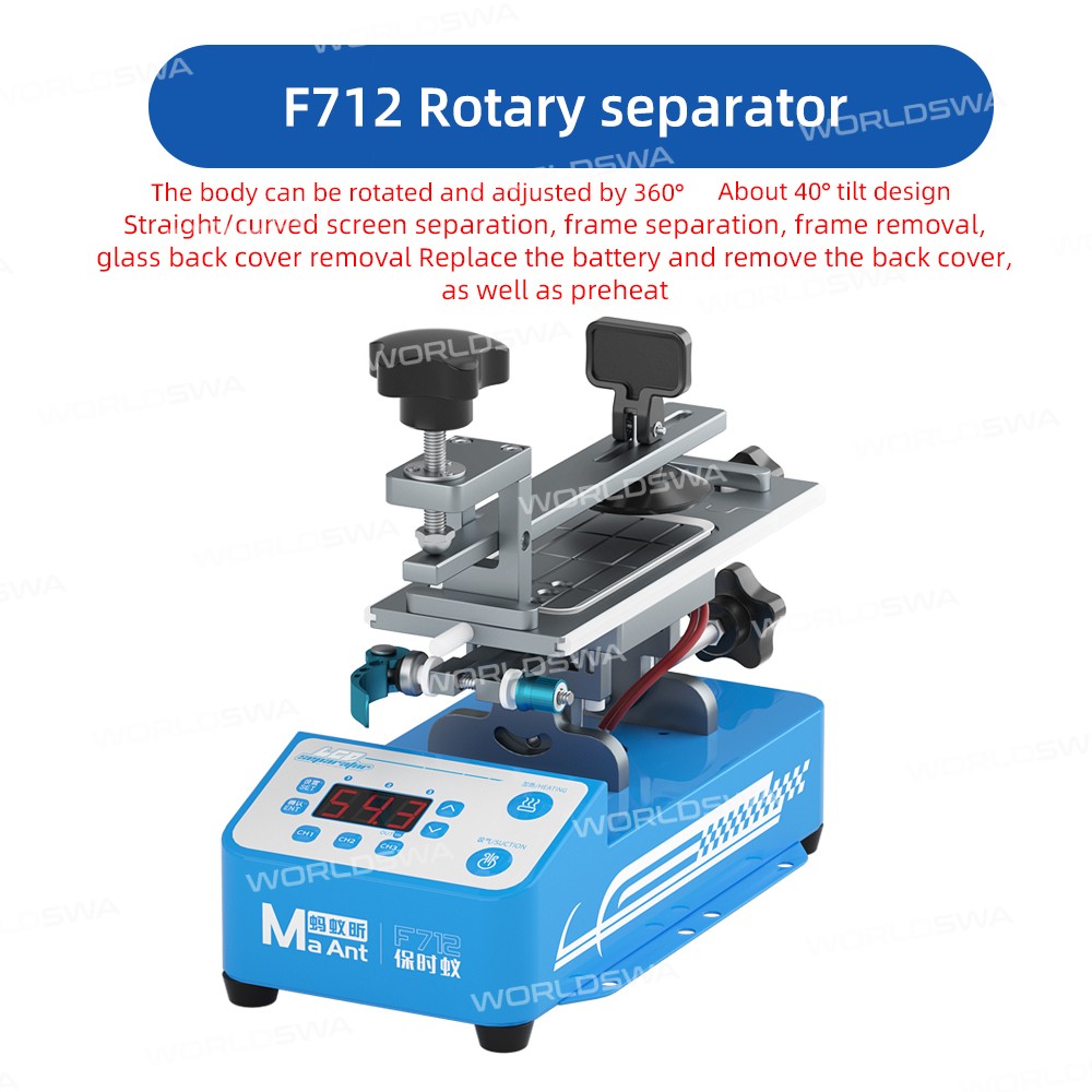 maant f711-f712-7-inch-360-rotation-heating-separator-for-middle-frame-screen-disassembly-3