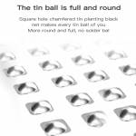 MaAnt Spider Web Stencil Net Square Chamfer Earphone BGA IC Net for AirPods