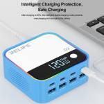 relife q2-120w-8-ports-desktop-charger-with-pd100w-charging-rgb-atmosphere-lighting-9